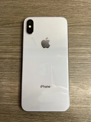 Apple iPhone X - 256GB Silver (Factory Unlocked) Screen shadow / Loose charging - Image 1 of 4