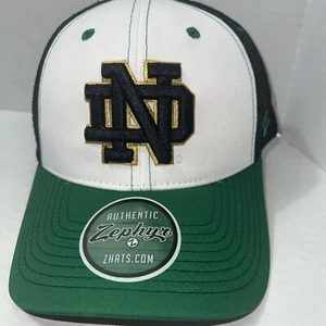 NOTRE DAME FIGHTING IRISH Zephyr SnapBack Hat Cap Indiana NWT Rare Free Shipping - Picture 1 of 8
