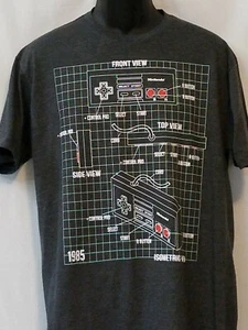 Nintendo Entertainment System 1985 Short Sleeve T Shirt Size L - Picture 1 of 4