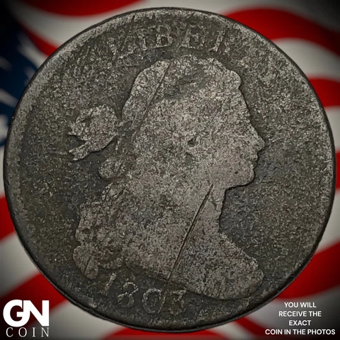 1803 Draped Bust Large Cent Q3895 Cover