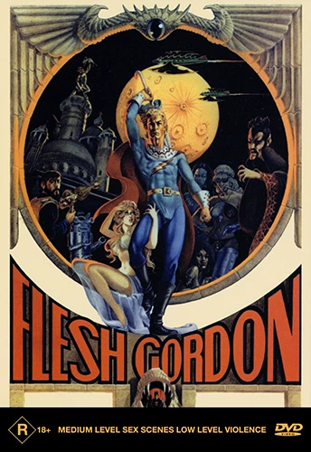 Flesh Gordon Jason Williams Suzanne Fields Joseph Hudgins Comedy Film DVD Reg 4
