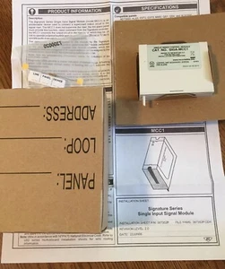 EST EDWARDS SIGA-MCC1 SINGLE INPUT SIGNAL MODULE FIRE ALARM MODULE - Picture 1 of 10