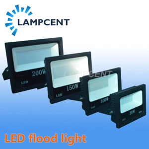 1-2PCS/Pack 50W 100W 150W 200W LED Flood Light Waterproof IP66 Outdoor Wall Lamp - Picture 1 of 6