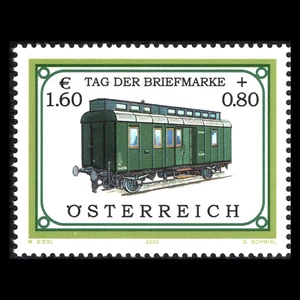 Austria 2002 - Tren locomotora Día del Sello - Sc B372 MNH - Imagen 1 de 2