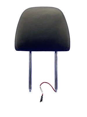 2018-2023 BMW M550 XI FRONT RIGHT SEAT HEADREST BLACK LEATHER W/ GRAY STITCH - Image 1 of 4