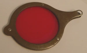 Darkroom Enlarger Red Safety Filter Burke & James - Vintage - Picture 1 of 7