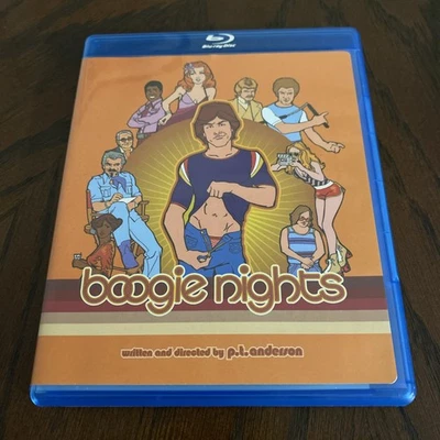 Boogie Nights (Blu-ray, 1997) New Line PT Anderson Mark Wahlberg Like New - Image 1 of 4