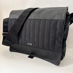 Excellent! Jean Paul Gaultier Flap Shoulder Bag Crossbody A4 Messenger Black - Picture 1 of 15