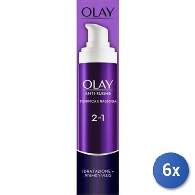 6x Bundle Olay Gesicht Töne & Firmen 50 Ml. Creme+Serum Made IN Italy Foto 1 de 3