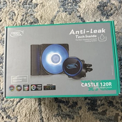DEEPCOOL Castle 120R AIO Liquid CPU Cooler - New Open Box Never Used AMD intel - Image 1 of 4