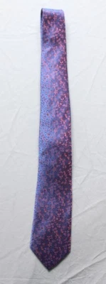 Corbata floral de seda para hombre Charles Tyrwhitt DH3 azul medio y rosa talla única nueva con etiquetas Foto 1 de 4