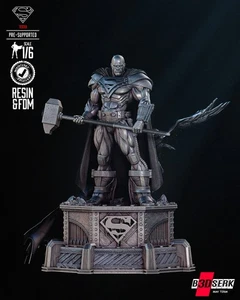 Steel 3D Resin Statue – Unpainted Model Kit – DC Comics - Picture 1 of 6