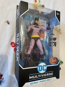 On Hand McFarlane Toys DC Multiverse Batman Purple Red Platinum Edition Chase - Picture 1 of 4