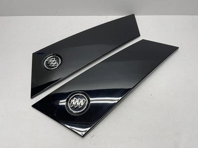 2013-2017 BUICK ENCLAVE OEM CROMO NEGRO TRASERO IZQUIERDO DERECHO CONJUNTO MOLDURAS PANELES Foto 1 de 4
