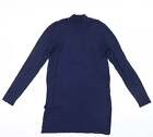Atmosphere Damen-T-Shirt blau Acryl Basic Größe 6 Rundhalsausschnitt - lang