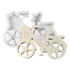 Bike Silicone Mold Fondant Mold 3D Mini Bike With Basket Mould, Non-Stick Diy