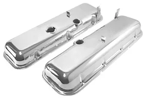 Chevrolet Chrome CHEATER Valve Covers BBC 396 427 454 NEW 1/2" TALLER STK - Picture 1 of 1
