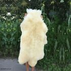 100% Genuine Sheepskin Fluffy Fur Rug Windward 60x110cm Natural Soft Fashion