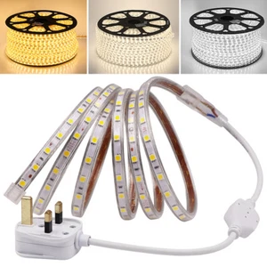 LED Strip AC 220V 240V IP67 Waterproof 5050 SMD 60leds/m Commercial Light Rope - Picture 1 of 15