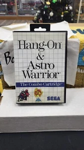 HANG-ON & ASTRO WARRIOR SEGA MASTER SYSTEM VIDEO GAME IN BOX NO MANUAL - Picture 1 of 9