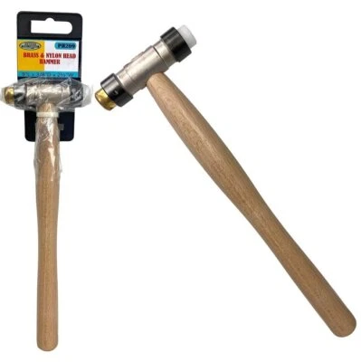 HAWK Double Headed Nylon & Brass Hammer (ToolUSA: PH-80209)