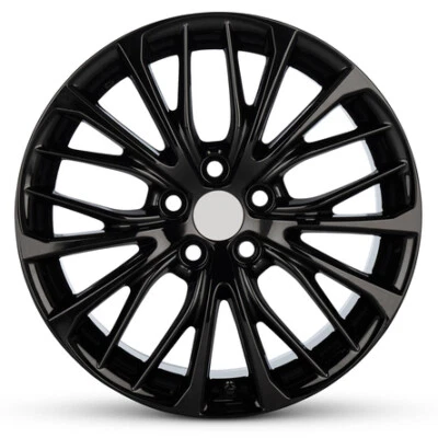 New Wheel For 2018-2023 Toyota Camry 18 Inch Gloss Black Steel Rim - Image 1 of 4
