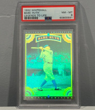 1992 White Hall Collection Legends to Life Babe Ruth Limited Edition PSA 8