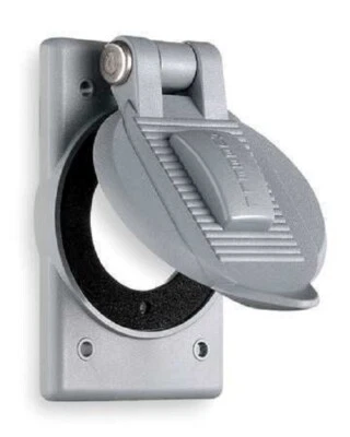 Dispositivo de cableado Hubbell - Kellems Wp1 1 velocidad cubierta vertical resistente a la intemperie, 2-3/4" Foto 1 de 2