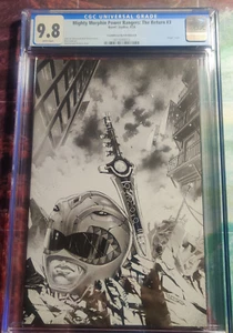 Mighty Morphin Power Rangers The Return #3 CGC 9.8 Virgin StassshLoot Sketch - Picture 1 of 2