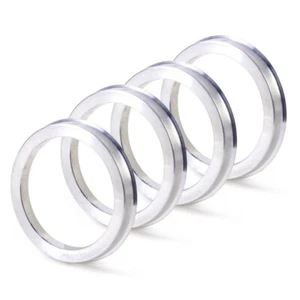 4pc 130 to 121 Aluminium Wheel Hub Centric Rings OD 130mm ID 121mm Hubrings - Picture 1 of 3