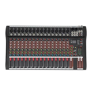 Mezclador de audio de estudio de 16 canales Bluetooth USB digital placa de consola de mezcla de sonido - Imagen 1 de 9