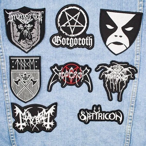 Black Metal embroidered patches collection. 8 patches for $21.66 - Picture 1 of 17