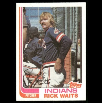 1982 Topps - Rick Waits #573 Cleveland Guardians⚾ Baseball Card - Image 1 of 3