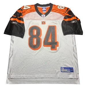 Camiseta deportiva Reebok Cincinnati Bengals #84 TJ Houshmandzadeh XL blanca estampada - Imagen 1 de 10