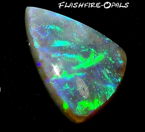 39,3ct! Huge Solid Semiblack Opal Diamond Green Turquoise + Video - Picture 1 of 8