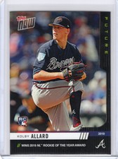 2019 Topps Now Future: Award Winners #84 Kolby Allard RC   Atlanta Braves
