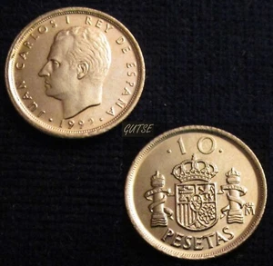 *GUTSE* J. CARLOS I-3, 10 PESETAS 1992, BRILLO ORIGINAL, SIN CIRCULAR. - Imagen 1 de 1