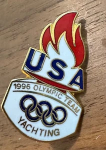 Atlanta 1996 USA YACHTING Team National Olympic Committee NOC Olympic Pin - Picture 1 of 1
