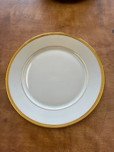 Plato de cena Lenox EE. UU. Oxford BENNINGTON 10 5/8" borde dorado 1 ea 6 disponible - Imagen 1 de 3