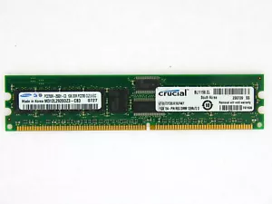 CT12872Y335.K18LF4KY 1GB Crucial PC2700 DDR-333MHz ECC Registered CL2.5 184-Pin - Picture 1 of 1