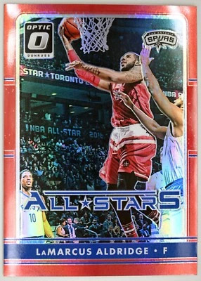 2016-17 Donruss Optic #27 LaMarcus Aldridge /99 Red Prizm All-Stars - Image 1 of 2