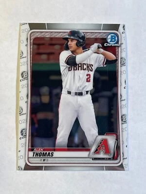 Alek Thomas 2020 Bowman Chrome Draft Prospect #BD-195 Diamondbacks - Image 1 of 2