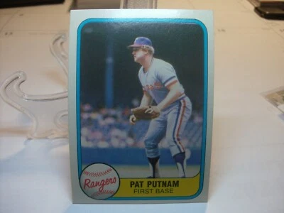1981 Fleer Baseball  #630 - Pat Putnam - Texas Rangers  81-124 - Image 1 of 2