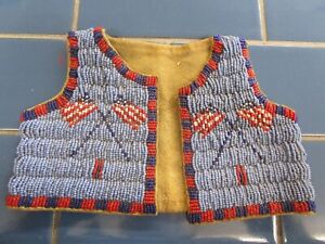 SIOUX SMALL CHILDS FULL BEADED VEST