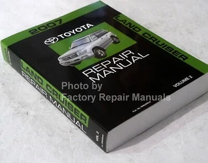 2007 Toyota Land Cruiser Service Manual Volume 2 Tranny Chassis HVAC Shop Repair - Picture 1 of 5
