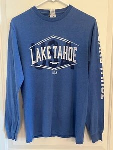 Vintage Delta Pro Weight Lake Tahoe California Long Sleeve T-Shirt Adult Small - Picture 1 of 8