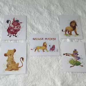 The Lion King (5) Glossy Prints 8 X 10 Nursery Wall Decor Unframed New - Picture 1 of 9