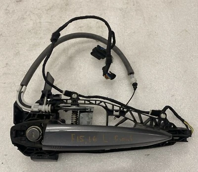 BMW F15 F16 X5 FRONT LEFT OUTDOOR HANDLE FRAME 2014-2017 OEM 7304803 - Image 1 of 4