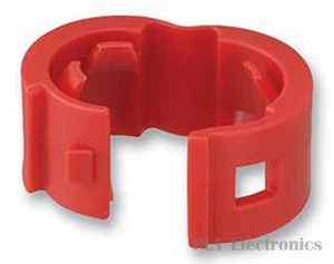 PANDUIT PCBANDRD-Q CABLE CLIP, PATCH CORD, RED, PK25 - Picture 1 of 1