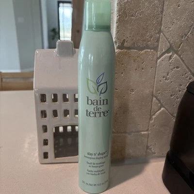 Bain De Terre Stay N' Shape 灵活塑形喷雾 #3 持发 10.2 盎司/255 克 全新 — 第 1/4 张图片